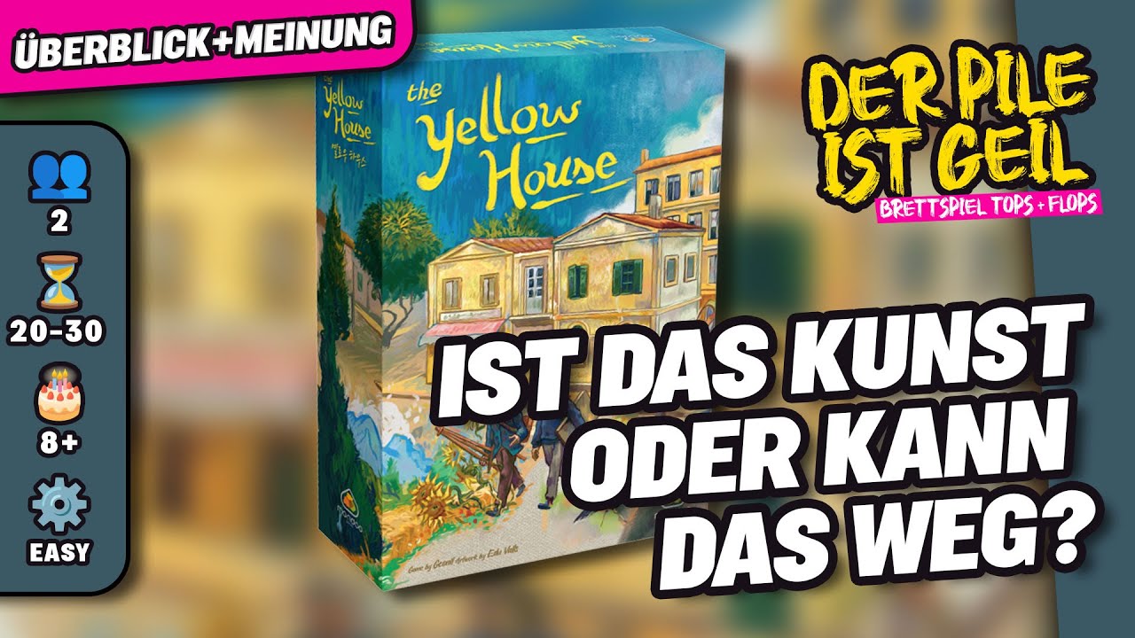 YELLOW HOUSE - Mandoo Games - Brettspiel - Der Pile ist geil