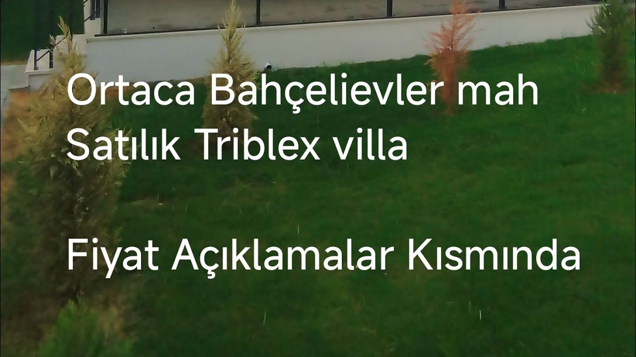 Ortaca Bahçelievler mah satılık Triblex villa@ortaca