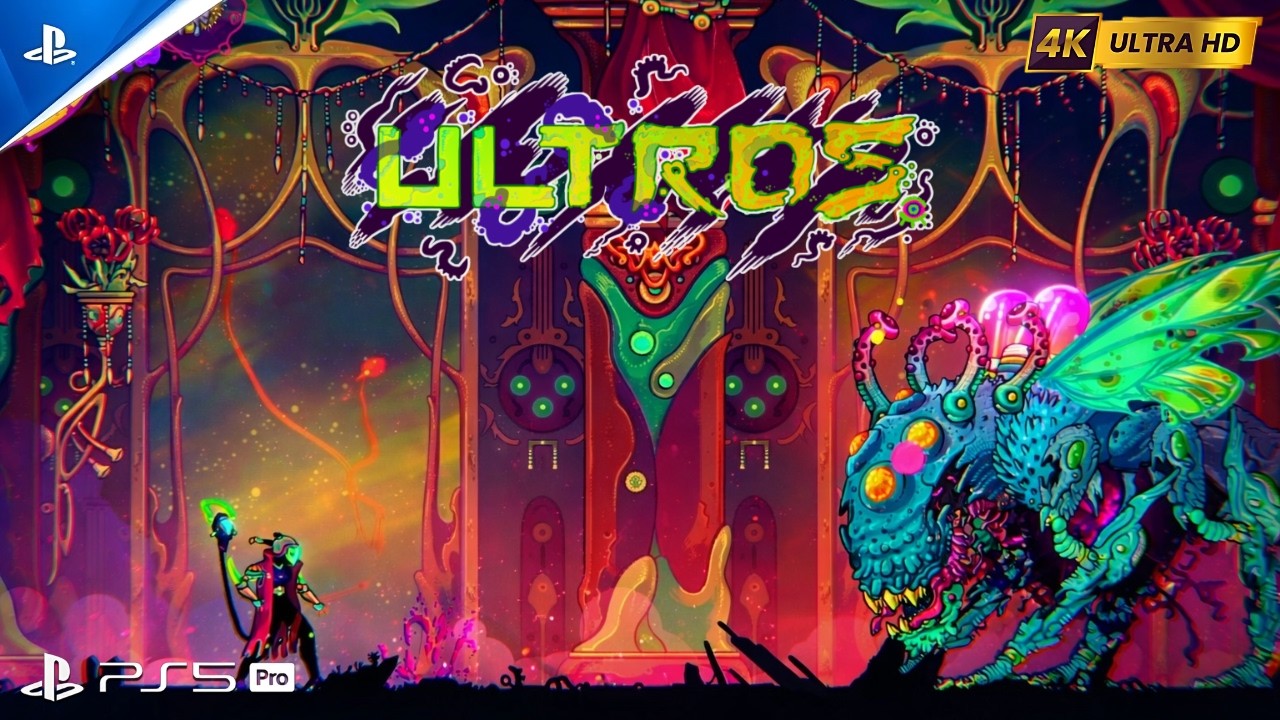 ULTROS Gameplay  | Psychedelic Metroidvania Action | PS5 Pro 4K