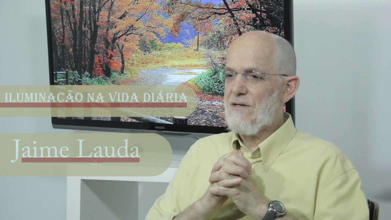 Palestra - Iluminação na vida diária - professor e astrólogo Jaime Lauda