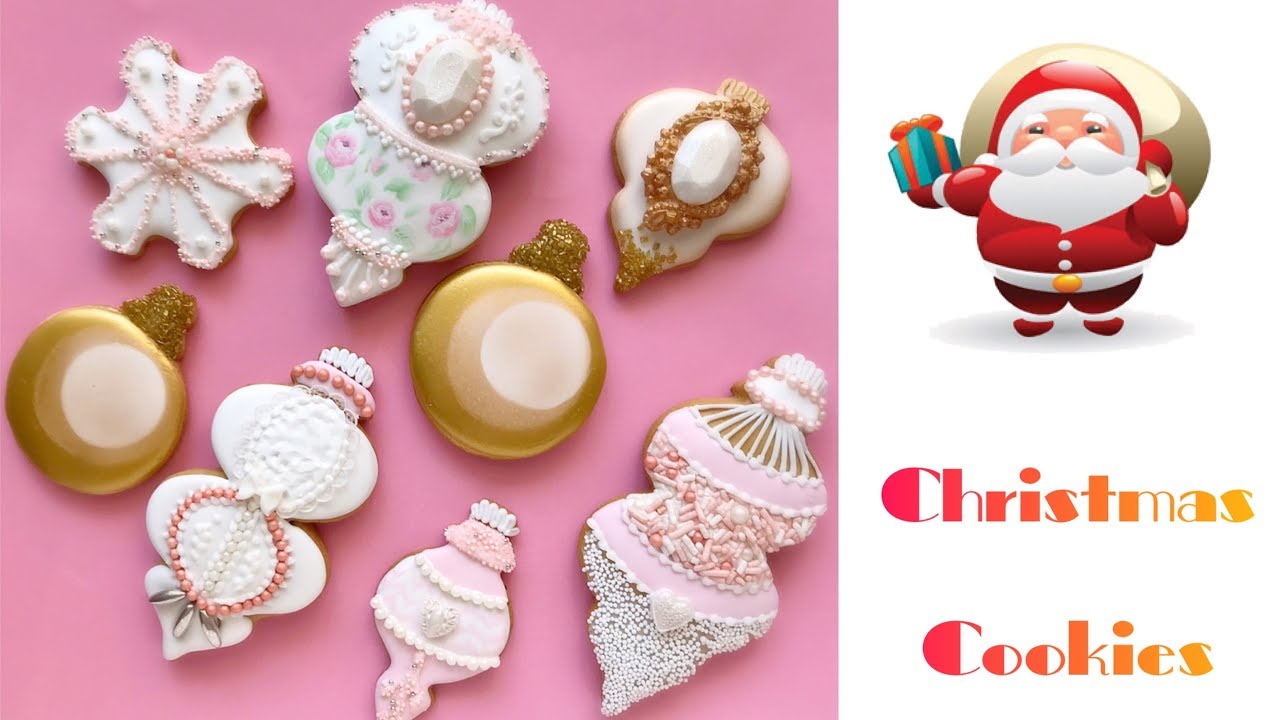 Christmas ornament cookies..❄️🎄❄️