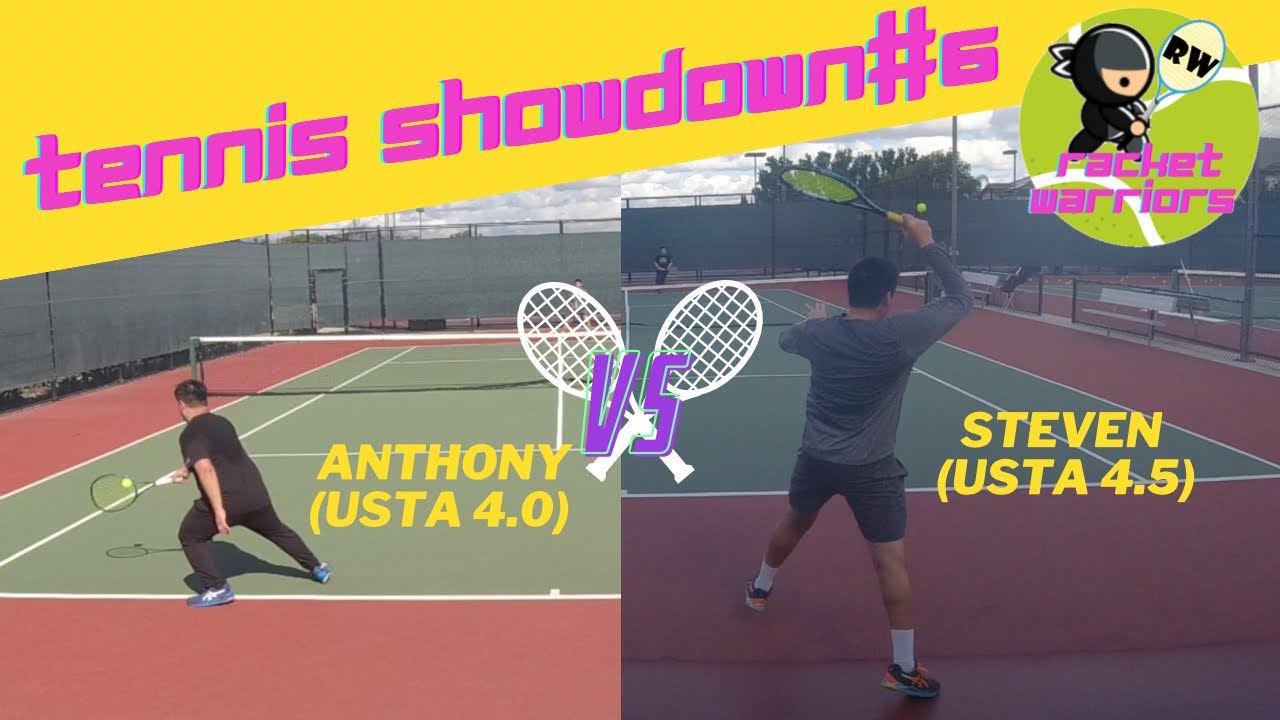 Tennis Showdown #6 | Anthony USTA 4.0 vs Steven USTA 4.5 | 2/9/2024