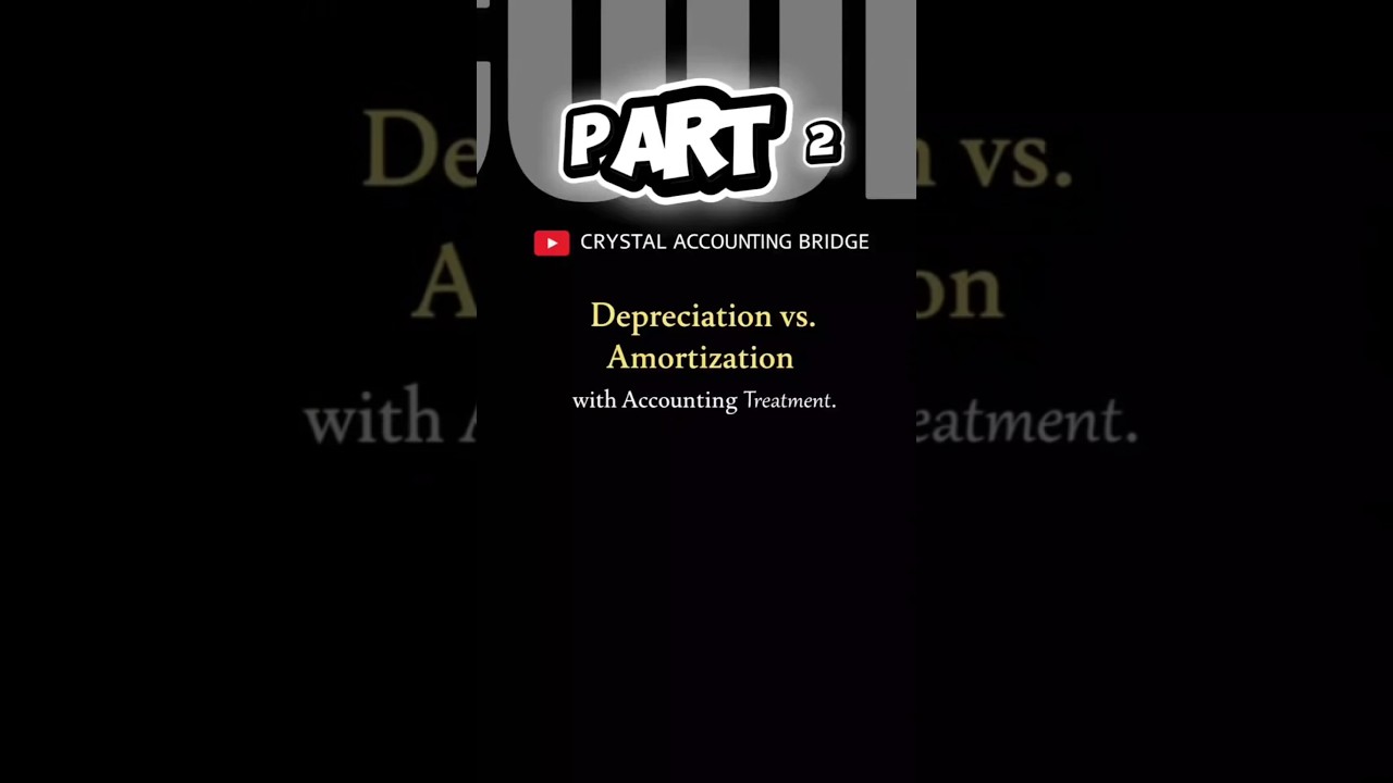Depreciation vs Amortization | Final Clear Difference part 2