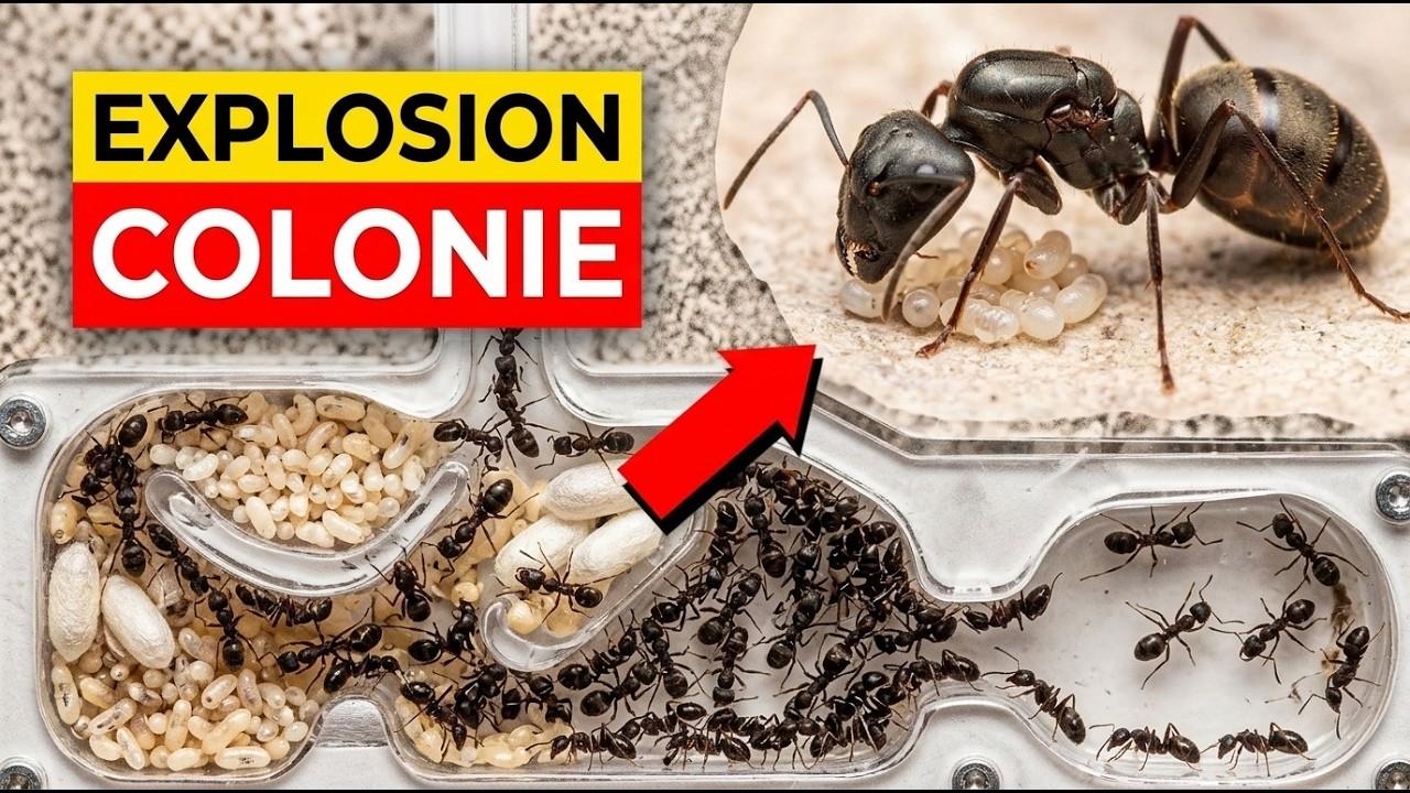 Suivi d’élevage de mes Camponotus renggeri : la colonie explose !