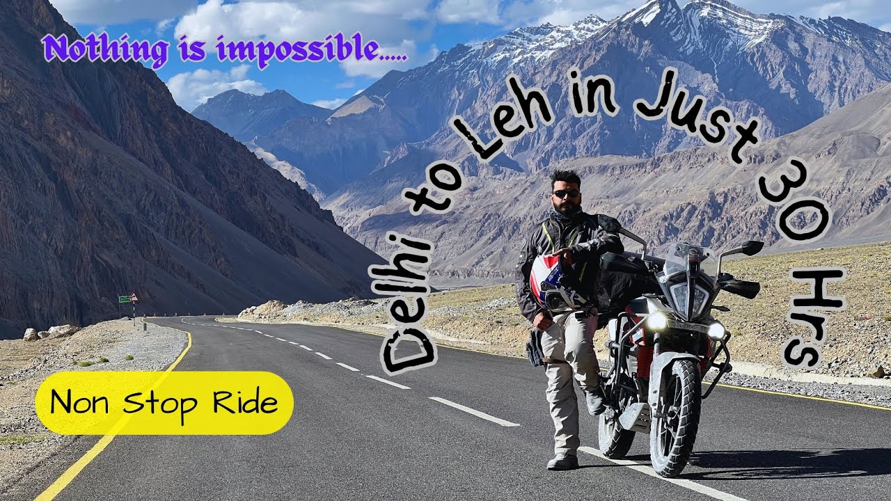 DELHI TO LEH NON STOP 1300 KMS IN 30 HRS👻| EP-01 | DEL-SRINAGAR-LEH LADAKH'2023 | KTM 390 ADVENTURE