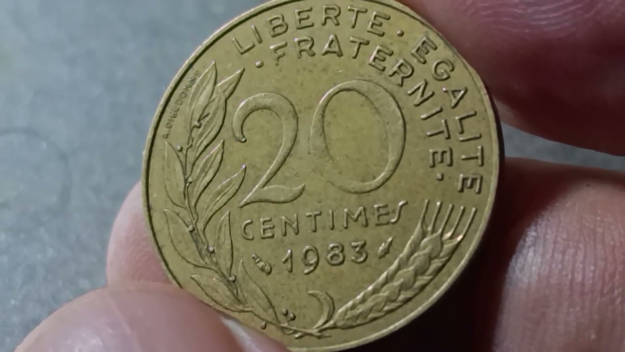 🇫🇷 1983 France 20 Centimes Coin Worth Money? Check Your Change! 💰 #RareCoins #FranceCoins #Coin