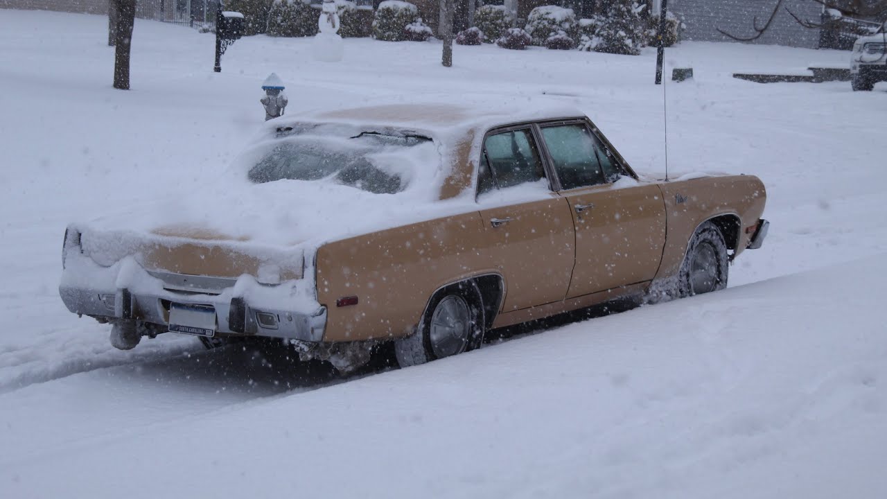 Driving a Plymouth Valiant in a Blizzard