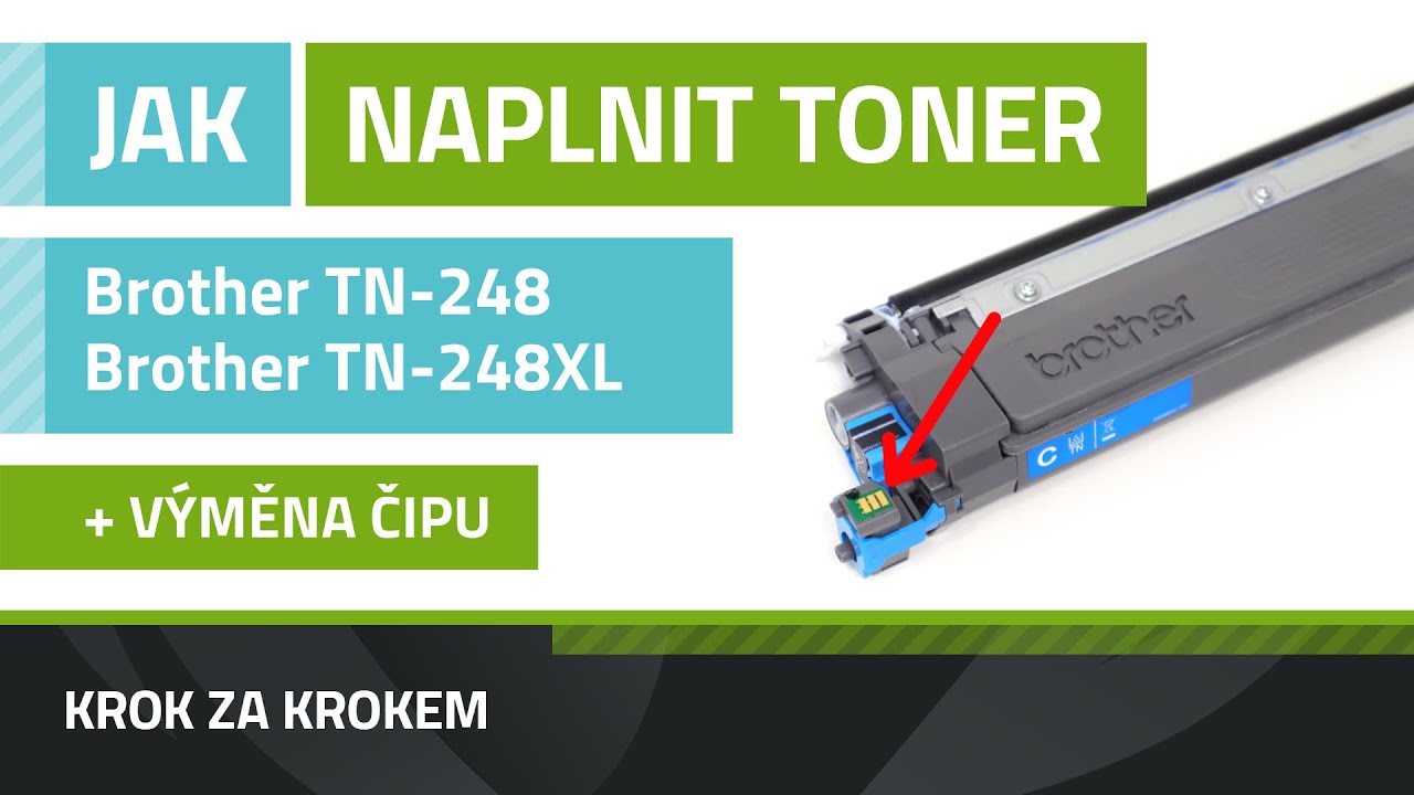 Návod k plnění tonerů Brother TN-248 a TN-248XL