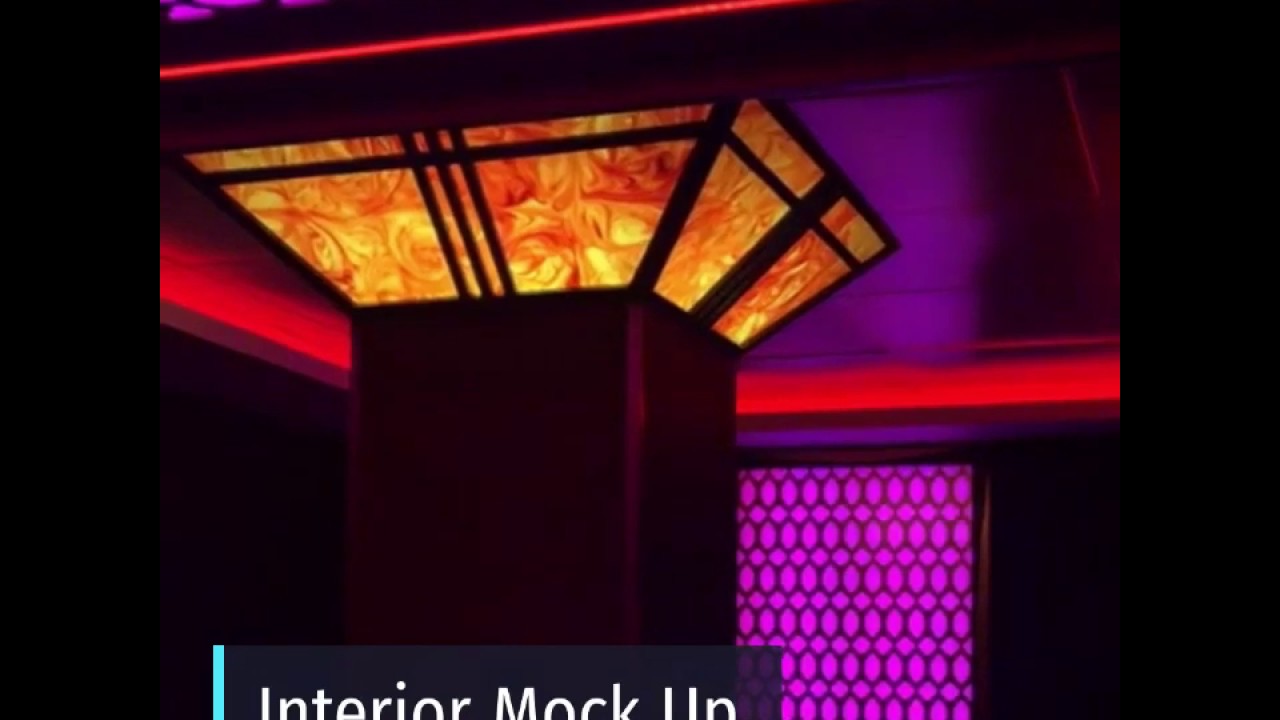 Interior Mock Up - Amusement Center ( Seychelles Africa) | RGB LED System | Provision Interiors UAE
