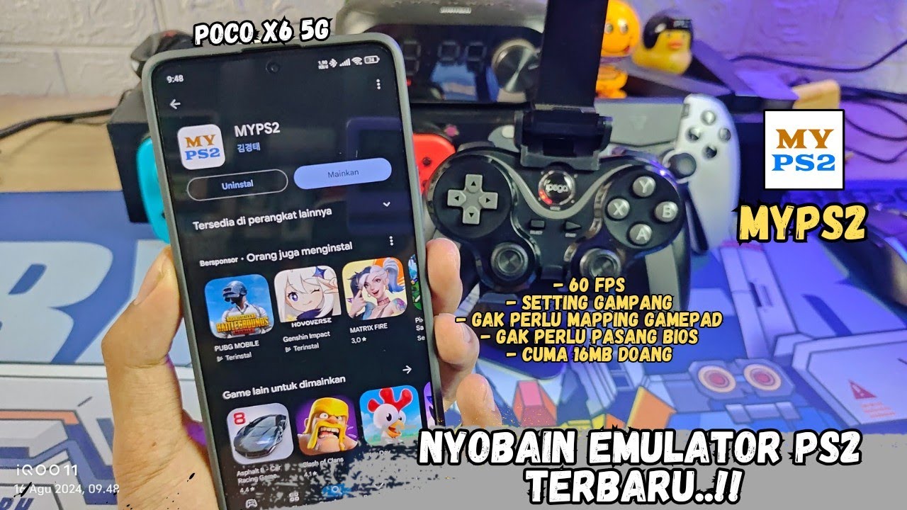 Nyobain Emulator PS2 Terbaru Di Android...!!! | Pengganti AetherSX2???- MYPS2 EMULATOR