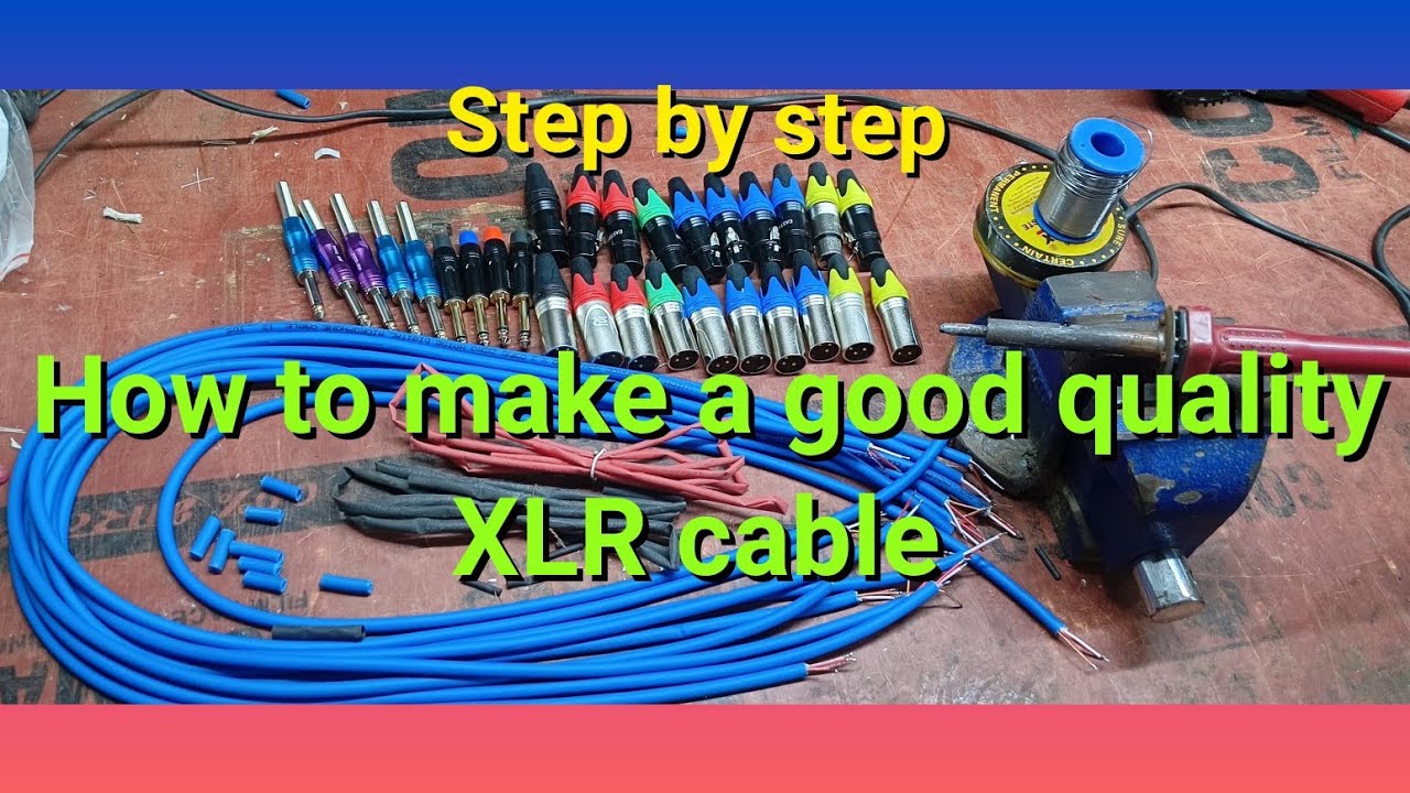 How To make a good quality XLR cable !! Good quality Xlr cable ! Xlr cable kaise banaye 