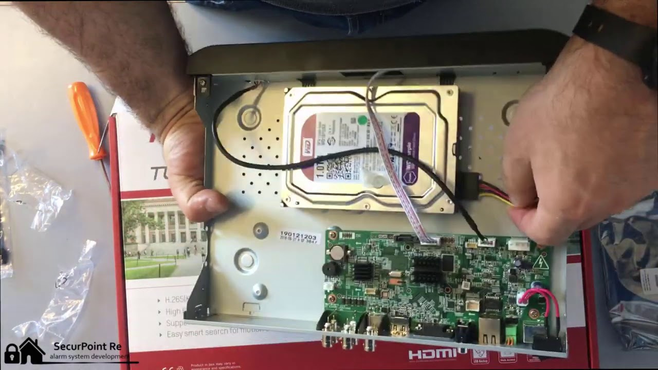 Montare Hard Disk nel DVR