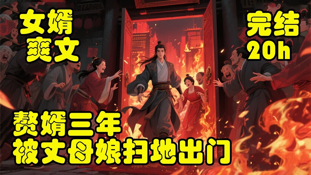 🔥爽文💥【赘婿三年：被丈母娘扫地出门】都市爽文！入赘豪门三年，他被全族贴满“废物”标签，嘲讽耻笑从没断过！好不容易熬到婚期结束，竟被丈母娘当场赶出门！谁料这只是逆袭开端，废物赘婿要放大招了！
