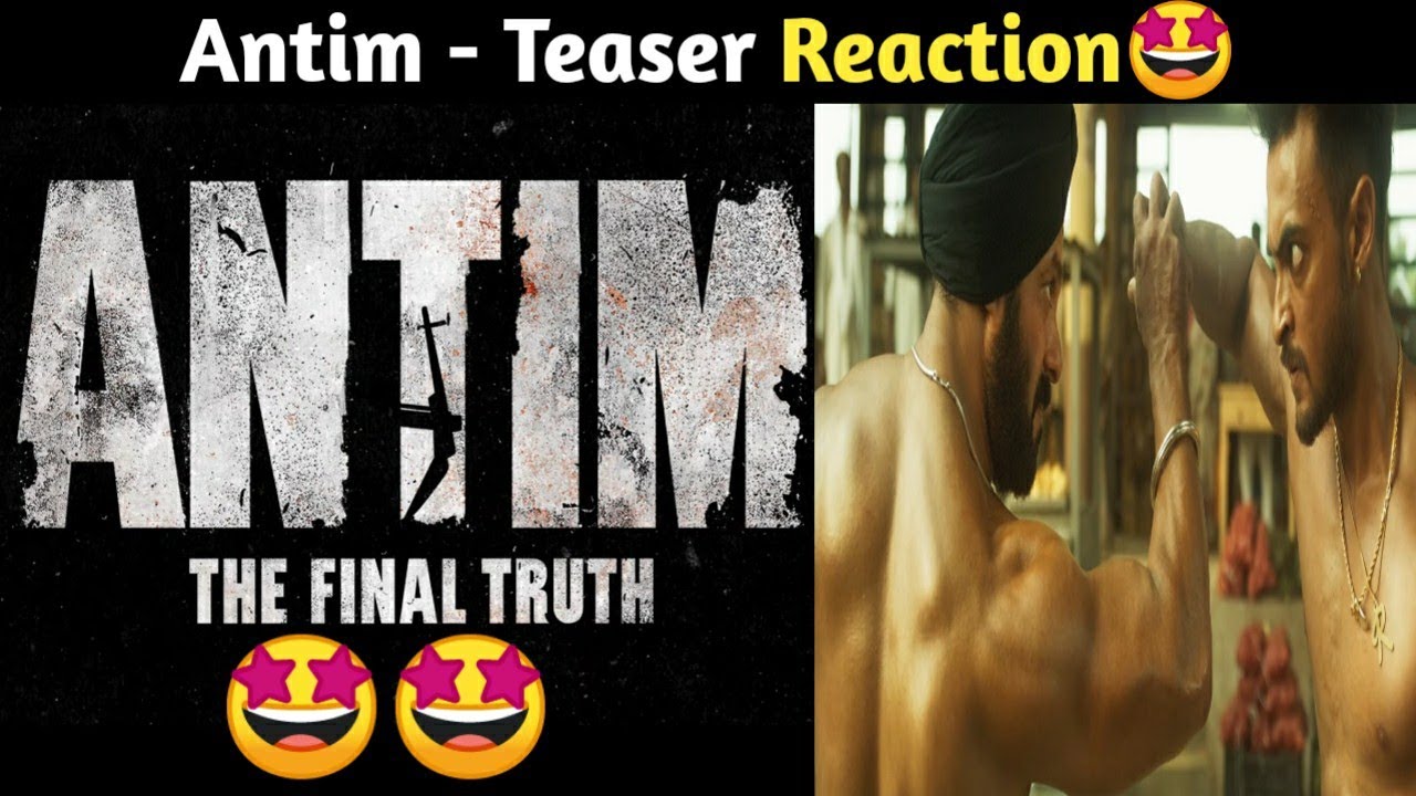 Antim The Final Truth Teaser Reaction 🤩 || Mk Movie Reviews