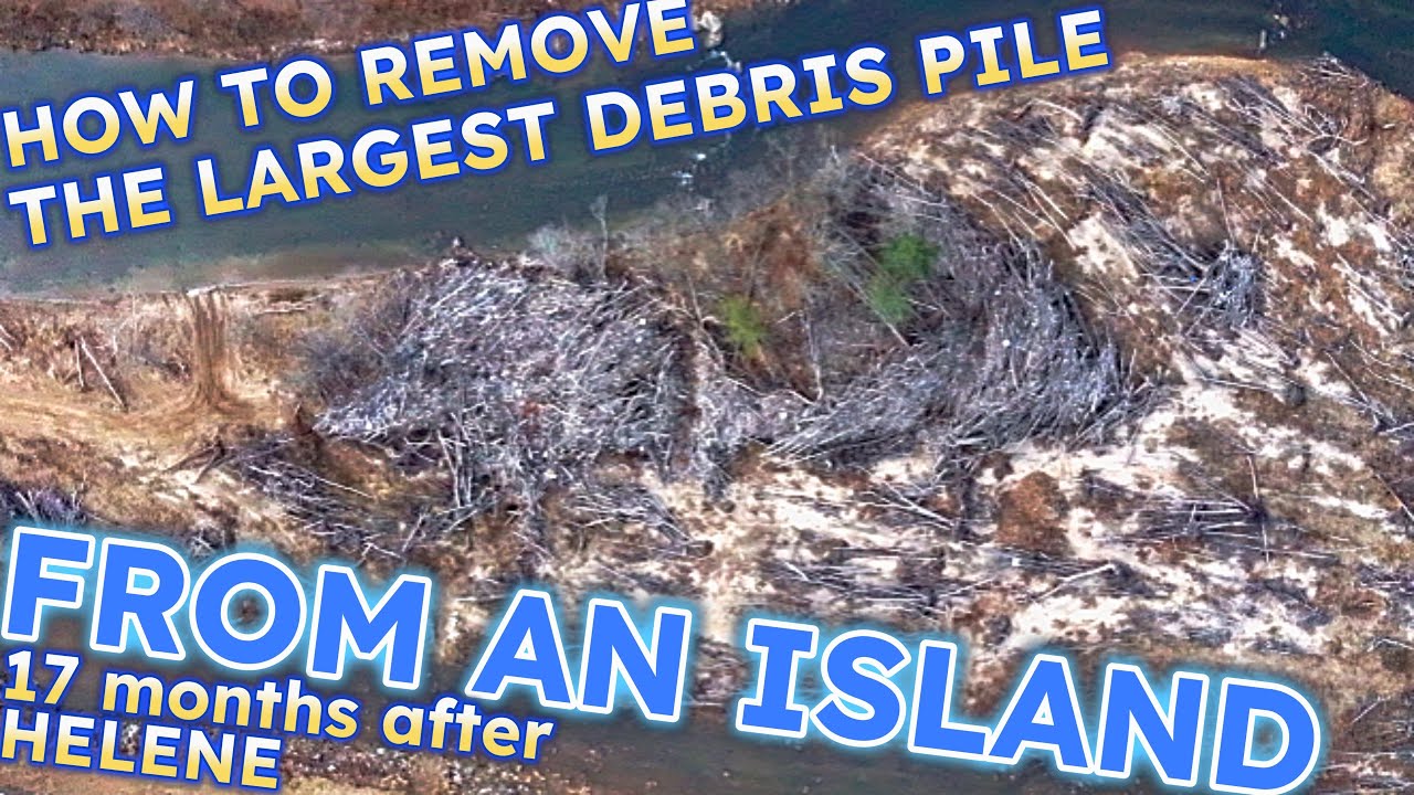The Largest Debris Pile Post-Helene is Being Removed - Part 1 of 2