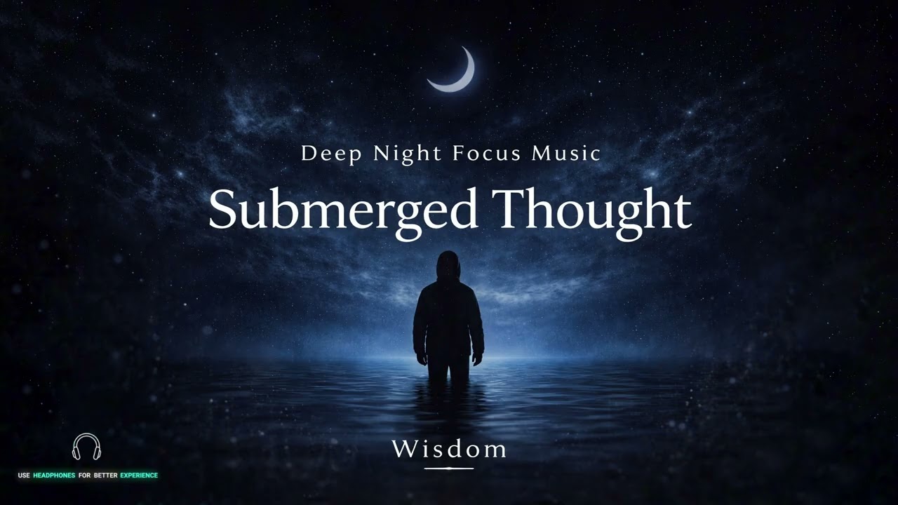 Submerged Thought 🌙 Deep Night Ambient Focus Music for Clarity & Deep Thinking