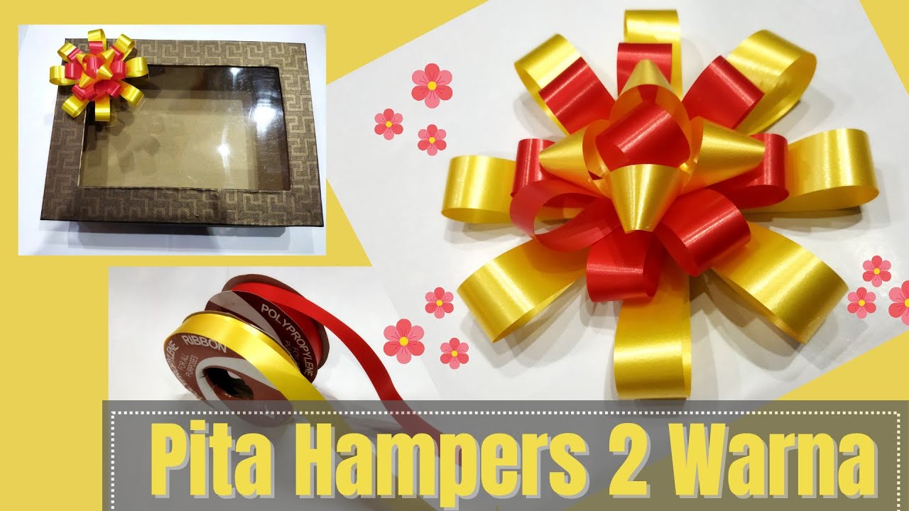 DIY Ribbon Bow, Pita Hampers 2 Warna