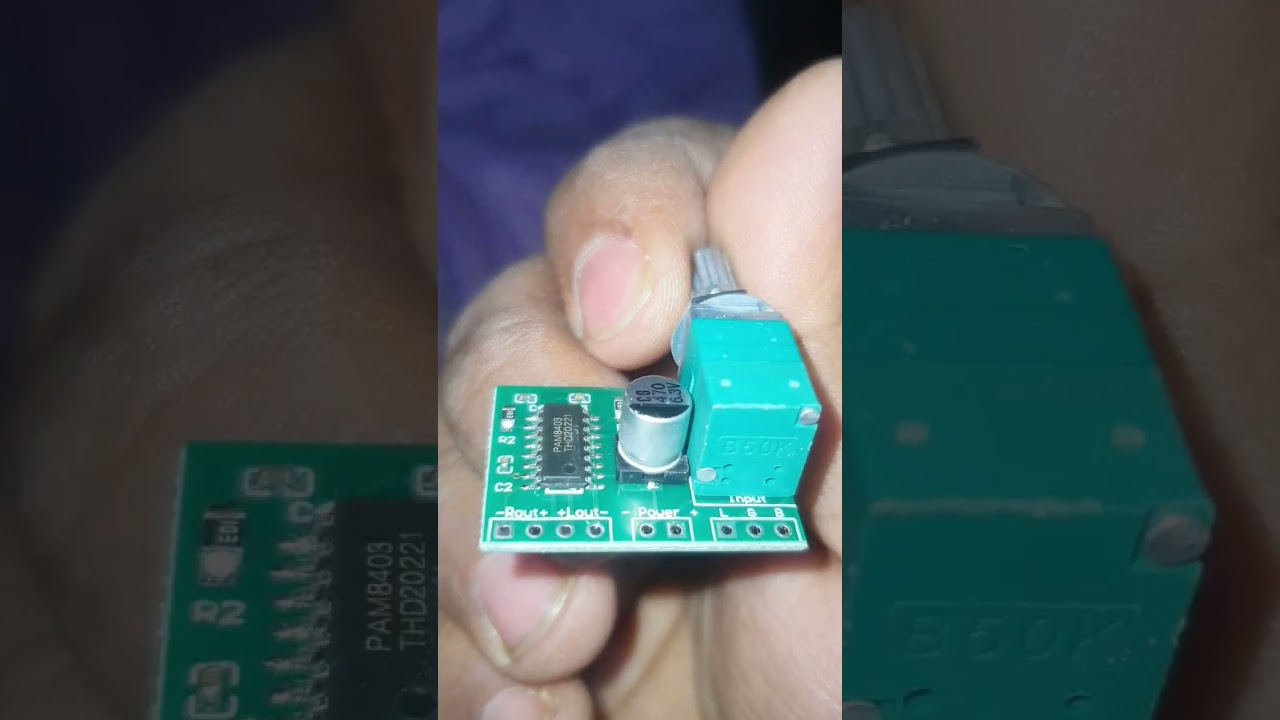 Mini 5V Amplifier With Stereo Output|PAM8403 Amplifier Module 