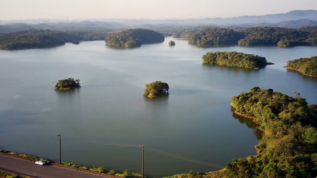 Drone na Represa Billings/Caminho do Mar