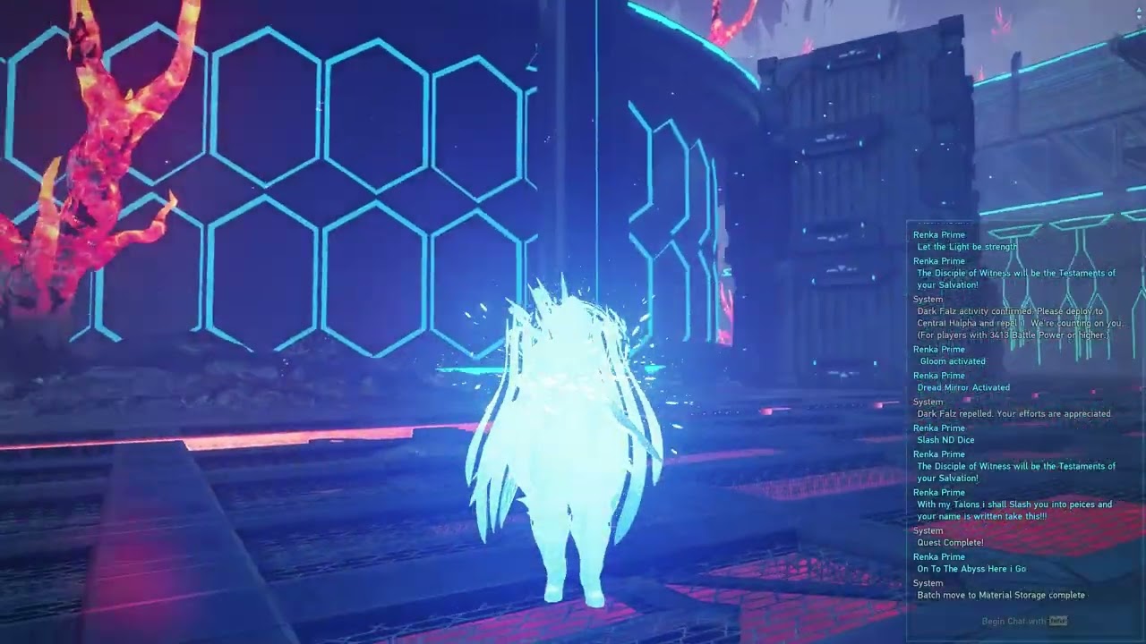 PSO2: NGS Extra Duel: Fictitious Beam Depth 8 Rank 71-80 (Ruine Masquerader)