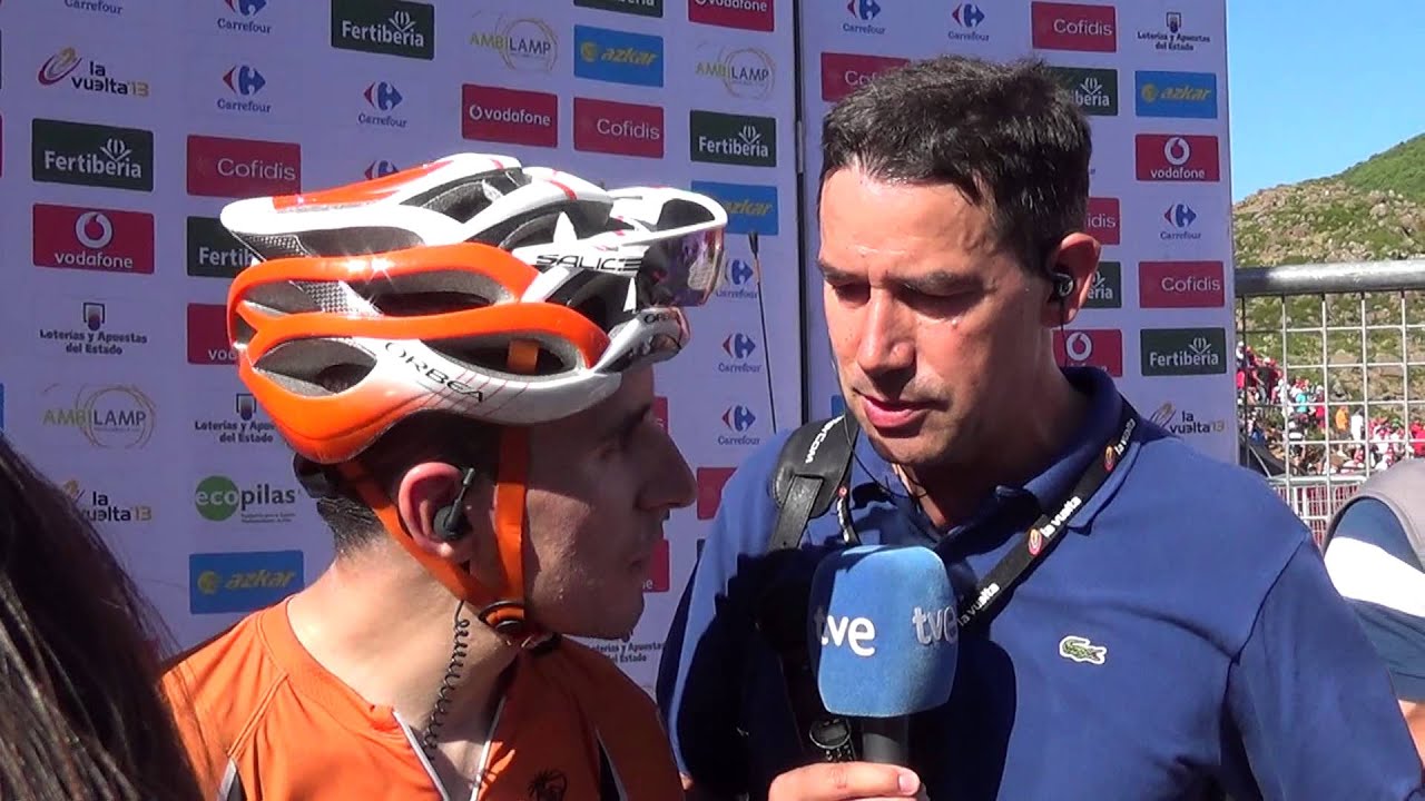 8ª etapa de La Vuelta a España 2013  Flash interview con Igor Antón