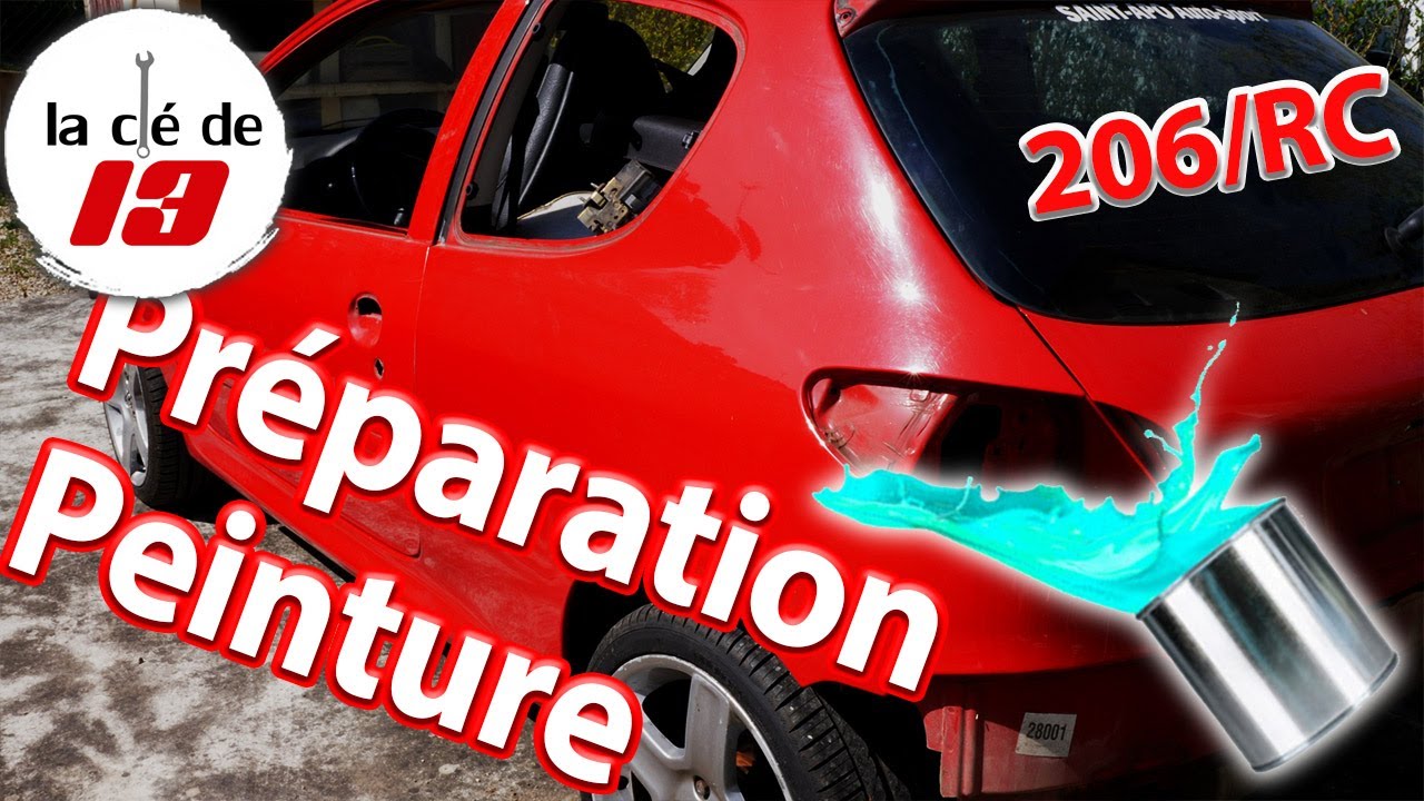 206 RC Préparation peinture