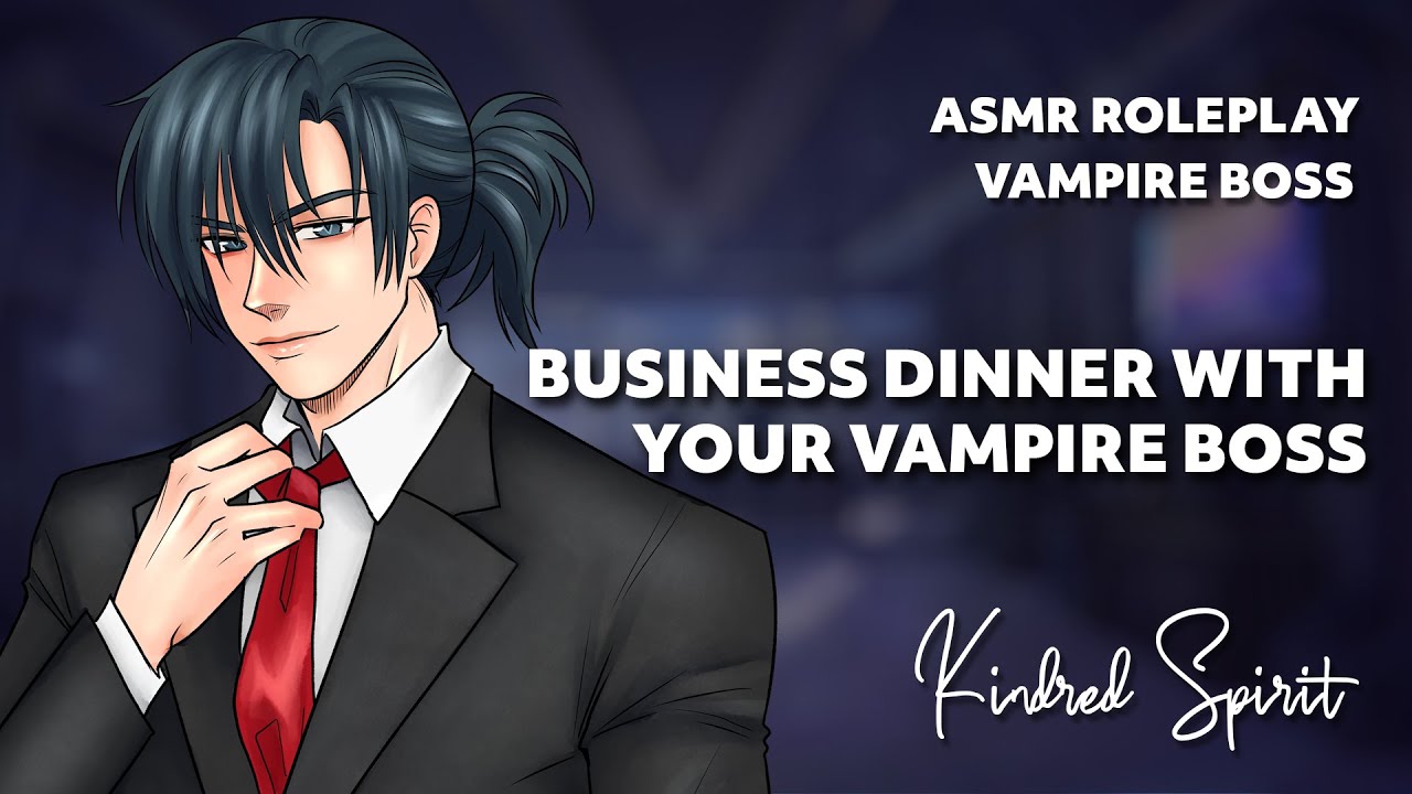 Business dinner with your Vampire boss [ASMR] [Flirty] [Dominant] [Massage] [Bite] [M4F] Part 2