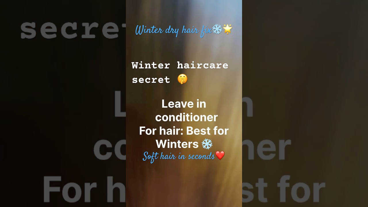 Winter Dry Hair Fix ❄️|This ₹1800 Leave-in Conditioner Is Worth it? 