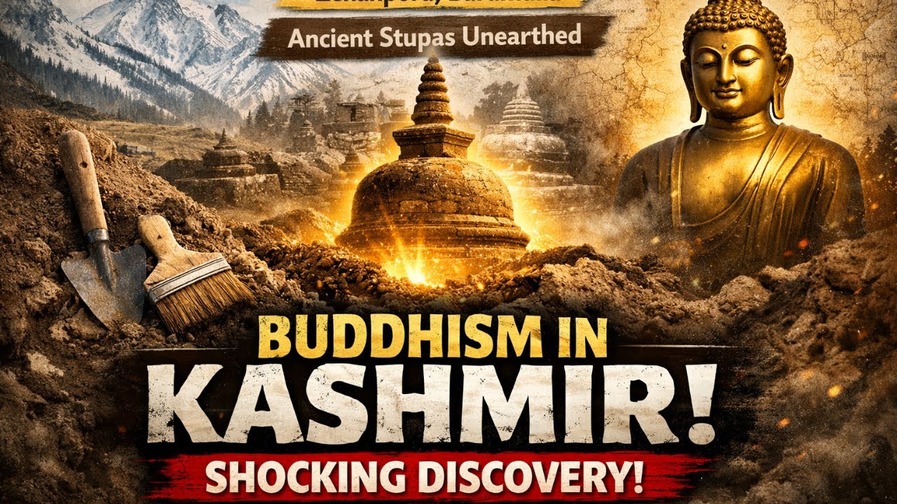 "Buddhist Past of Kashmir Unearthed 🔍 | Zehanpora Baramulla Excavation Explained | Ancient India”