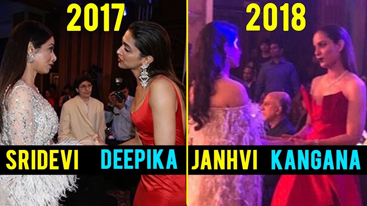 Janhvi Kapoor - Kangana Ranaut RECREATE Sridevi - Deepika Moment | THROWBACK