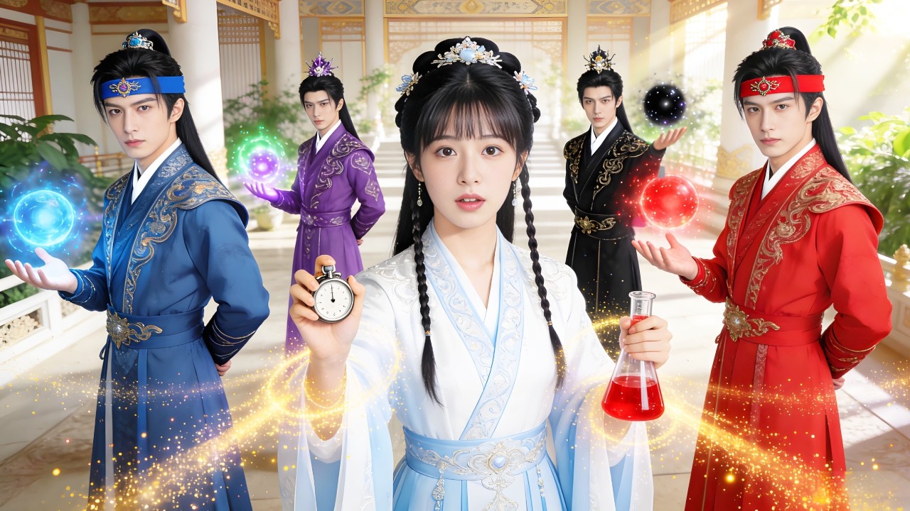 Doctor Girl Time-Travels After Lab Blast, Wakes Up With 3 Doting Prince Brothers Spoiling Her!