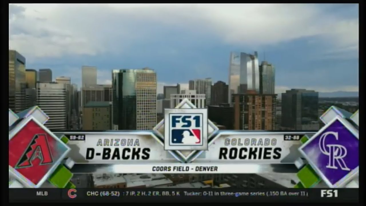FS1-Gm30 - Diamondbacks at Rockies - Thursday, August 14, 2025 - 7:42pm CDT