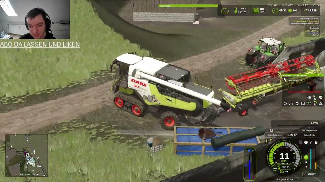 LS25 Münsinger Alb Der Ernte Start und BGA Versorgen