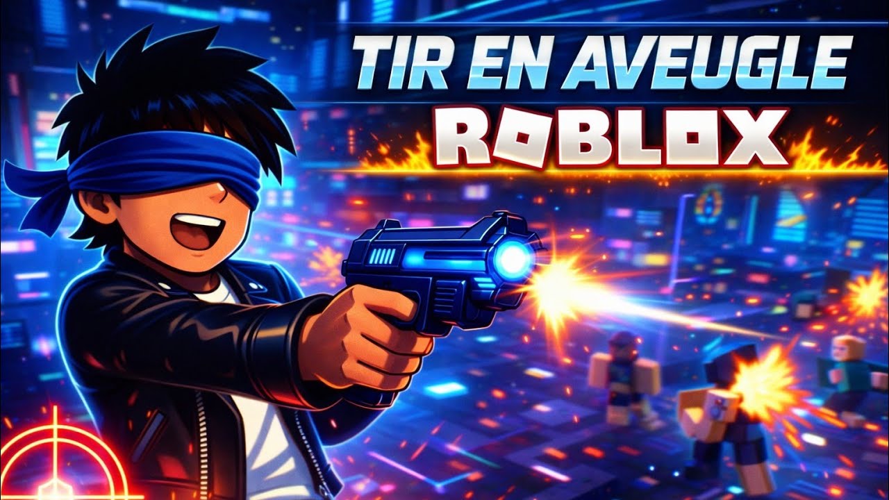 Tire en aveugle sur Roblox blind shot ( c'est trop compliqué)