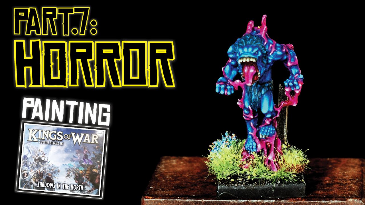 How to Paint Kings of War: Nightstalkers Horror - Blue Horror / Alien skin