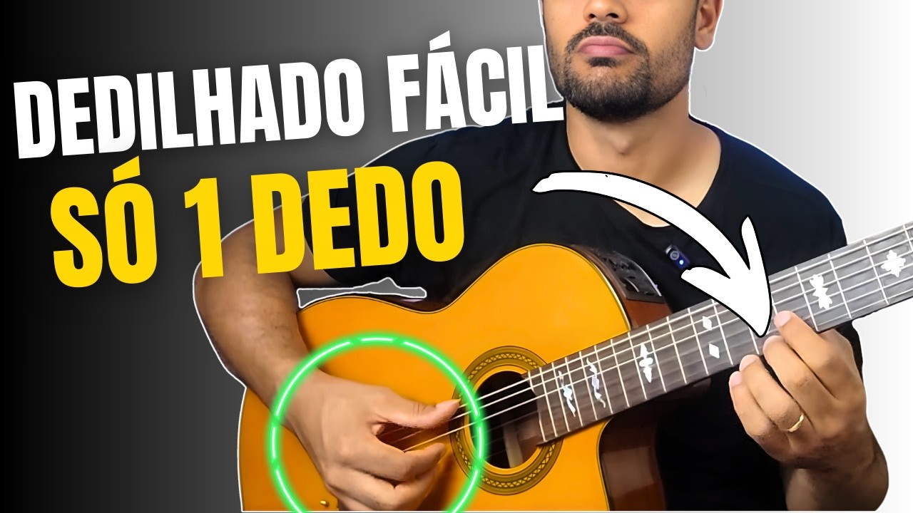 Dedilhado Mais Fácil e Bonito Que Um Iniciante Consegue Tocar No Violão