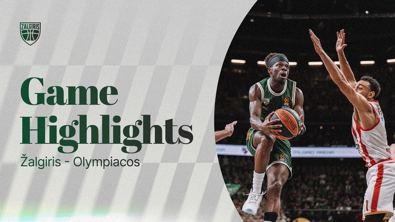 Žalgiris - Olympiacos | Game Highlights | 2025.01.02