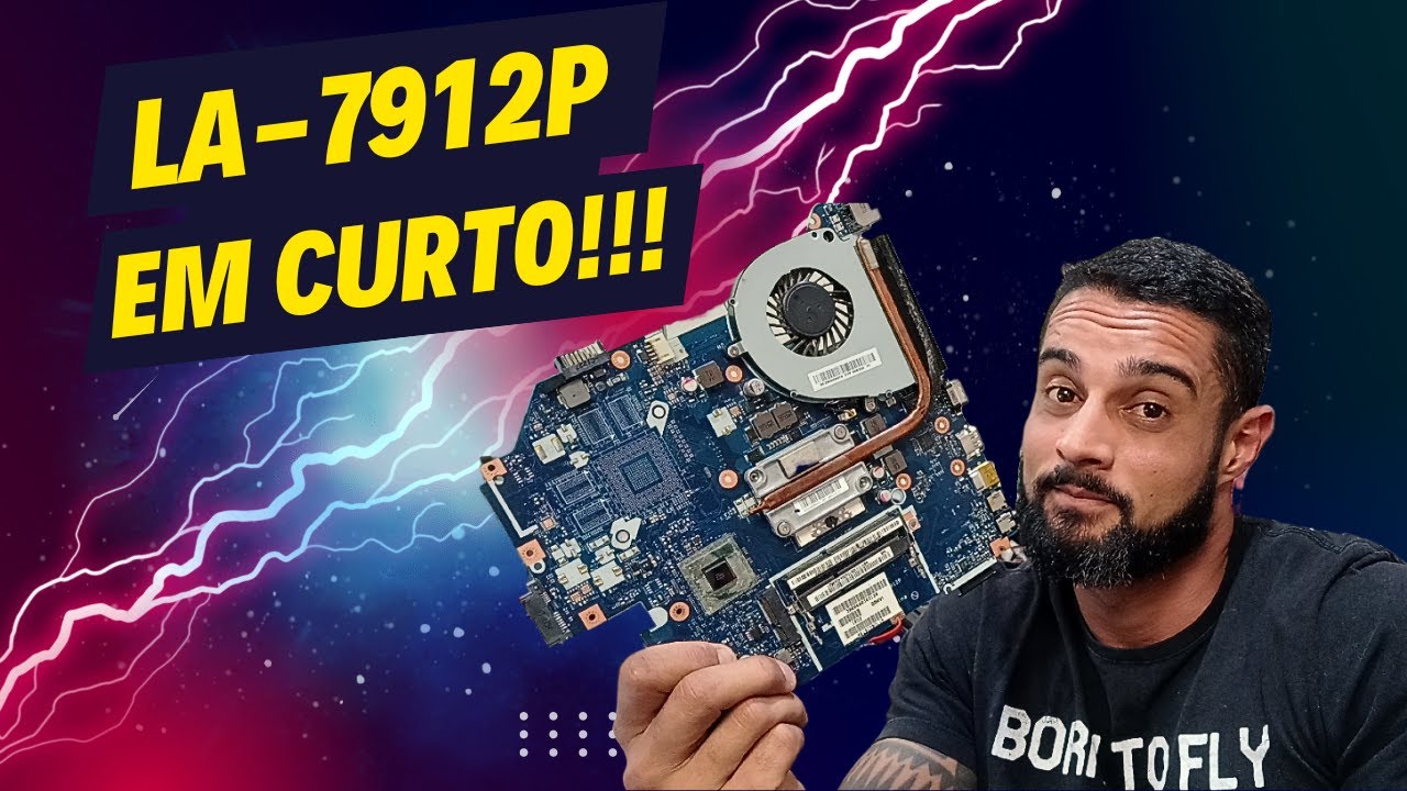 Placa notebook Acer não liga - LA-7912p REPARO