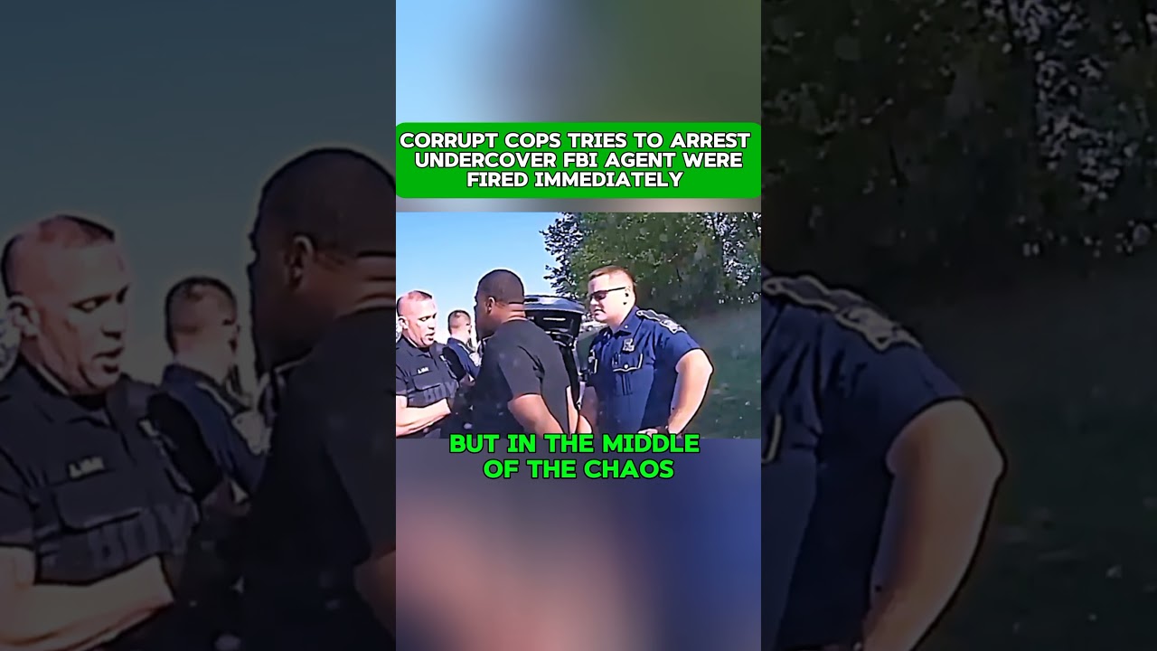 CORRUPT COP TRIES TO ARREST UNDERCOVER FBI AGENT THEY WERE FIRED IMMEDIATELY #police#cops