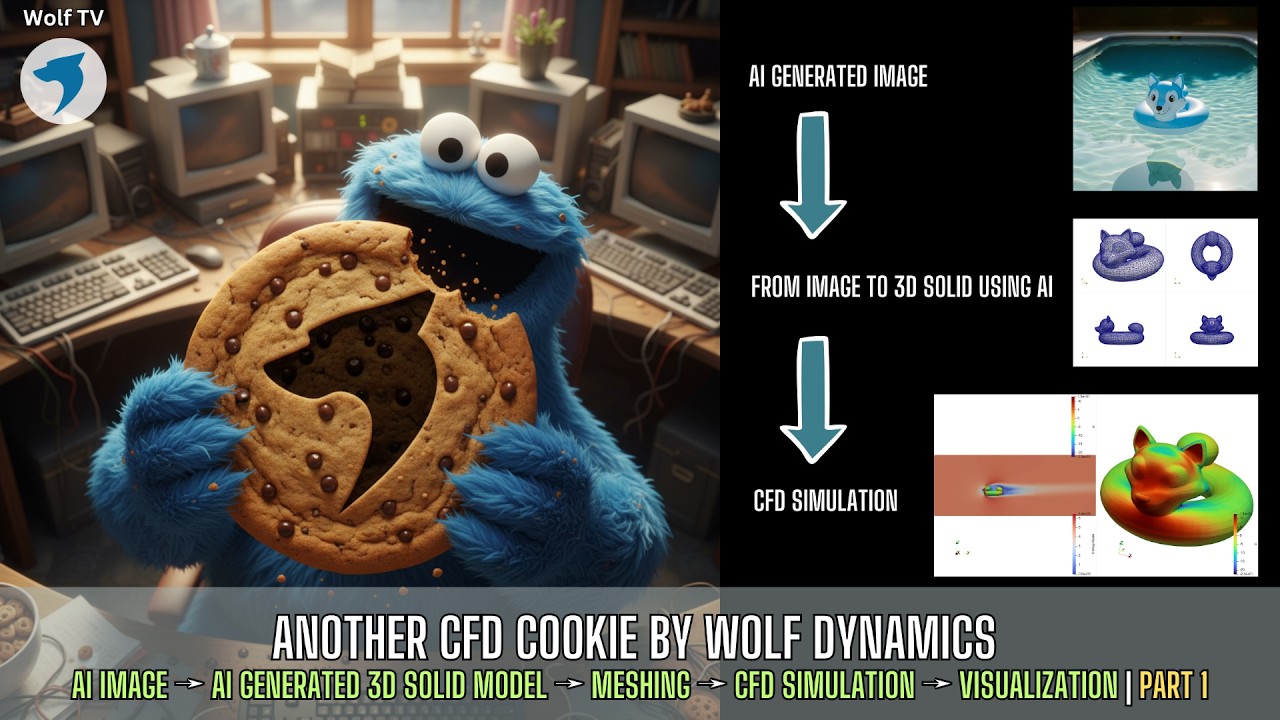 🍪 CFD cookie - snnapyHexMesh and OpenFOAM for beginners with a twist of AI image generation | Part 1