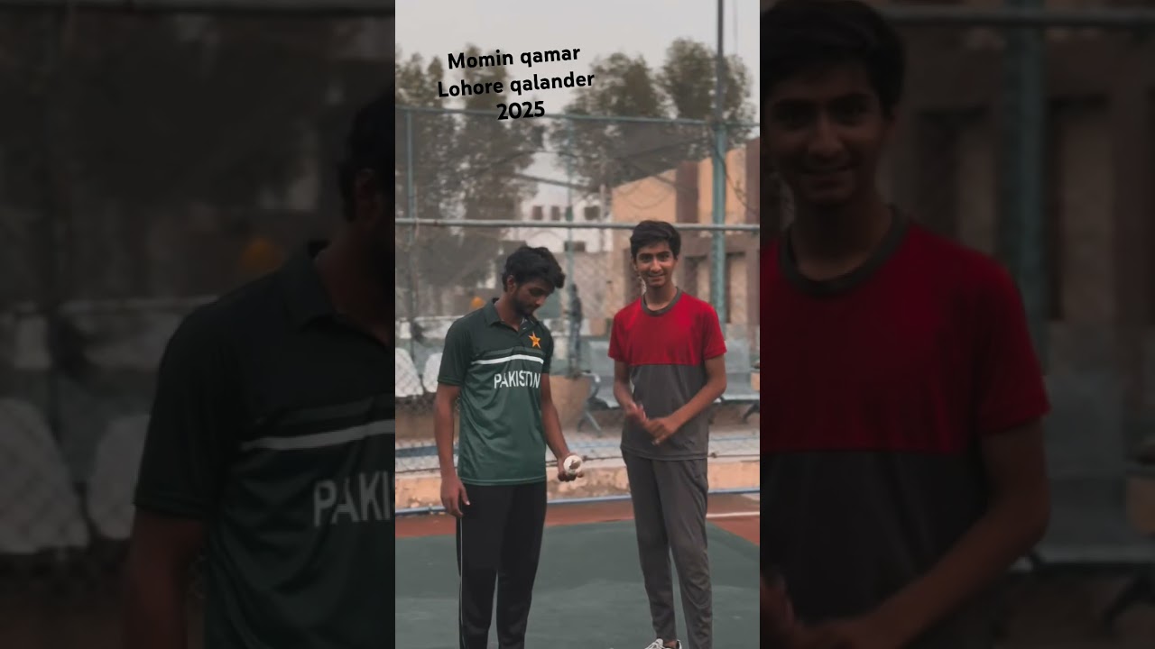 momin qamar Lahore qalander 2025 team player.                          ma bolling kar Ra ho momin ko