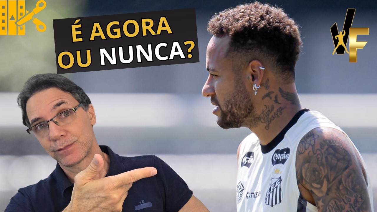 NEYMAR VIVE MOMENTO DECISIVO PARA A COPA / VOJVODA TEM DÚVIDAS PARA ESCALAR O SANTOS - CORTE