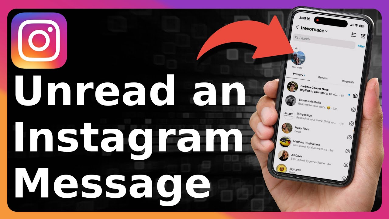 How To Unread A Message On Instagram