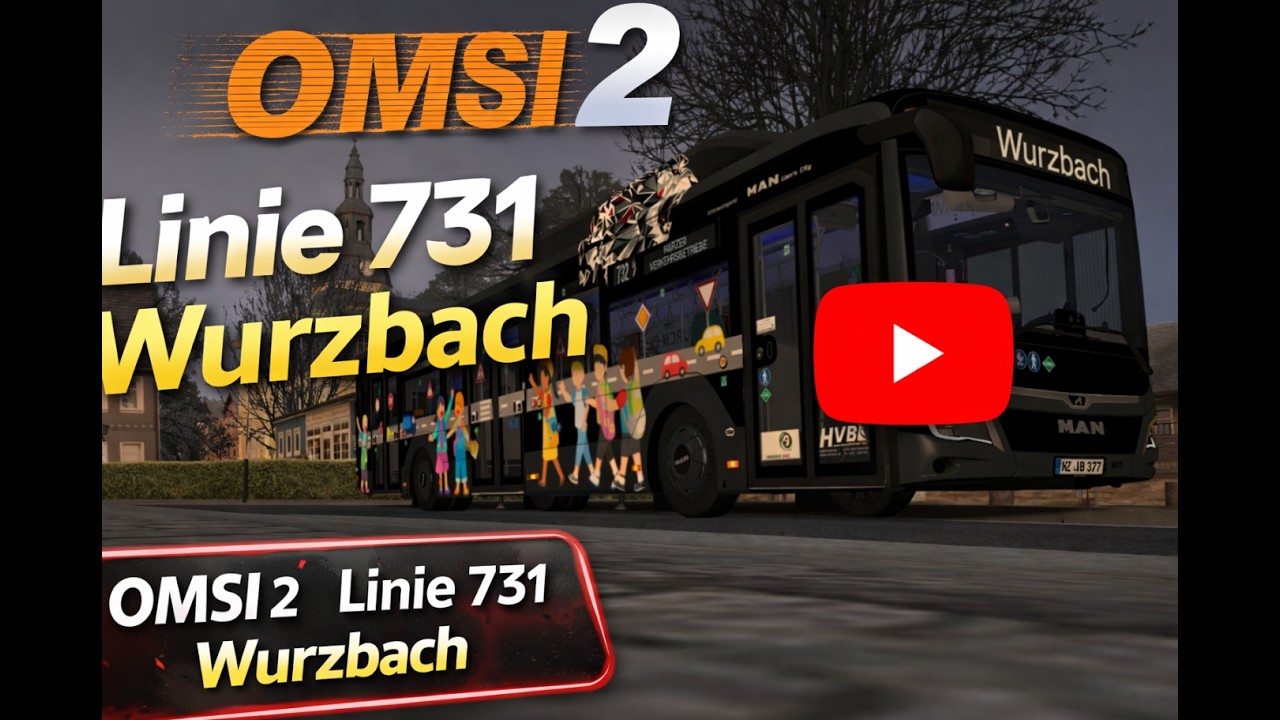 Let´s Play Omsi 2 Thüringer Wald, Linie 731 mit dem MAN Lions City 12G.