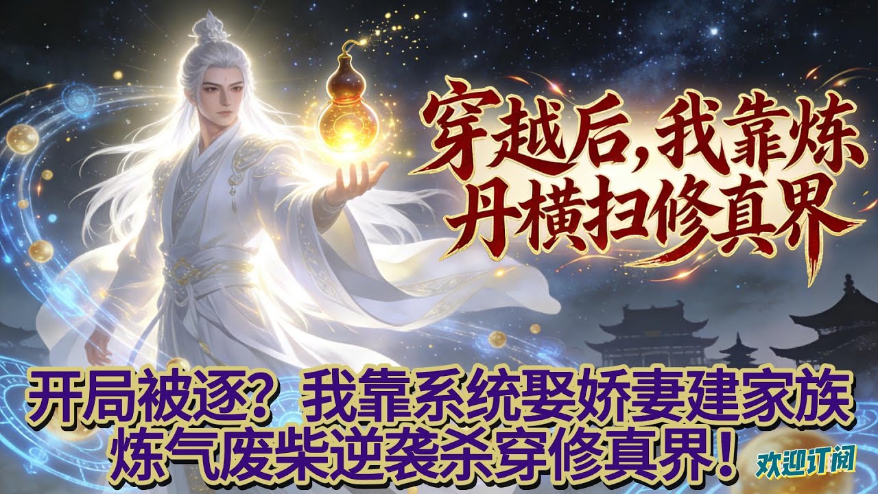 《穿越后，我靠炼丹横扫修真界！》穿越到修真世界多年，奈何灵根低劣，无法晋级到炼气四层，终于被逐出宗门。可就在这个时候，意外激活修真家族系统。#玄幻 #穿越 #爽文