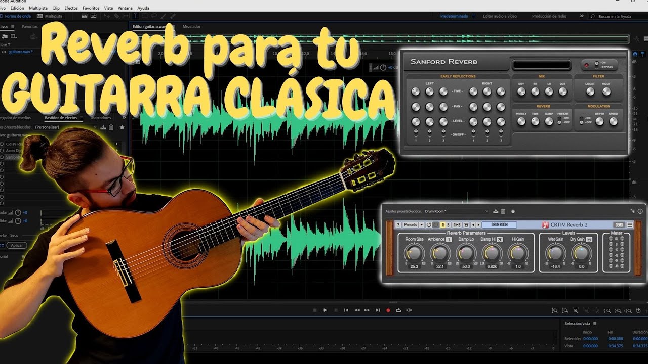 3 REVERB GRATUITOS 🎙️ para tu GUITARRA CLÁSICA 🎸(español 2021)