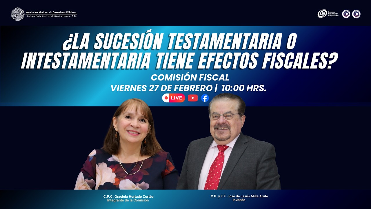 ¿La sucesión testamentaria o intestamentaria tiene efectos fiscales?