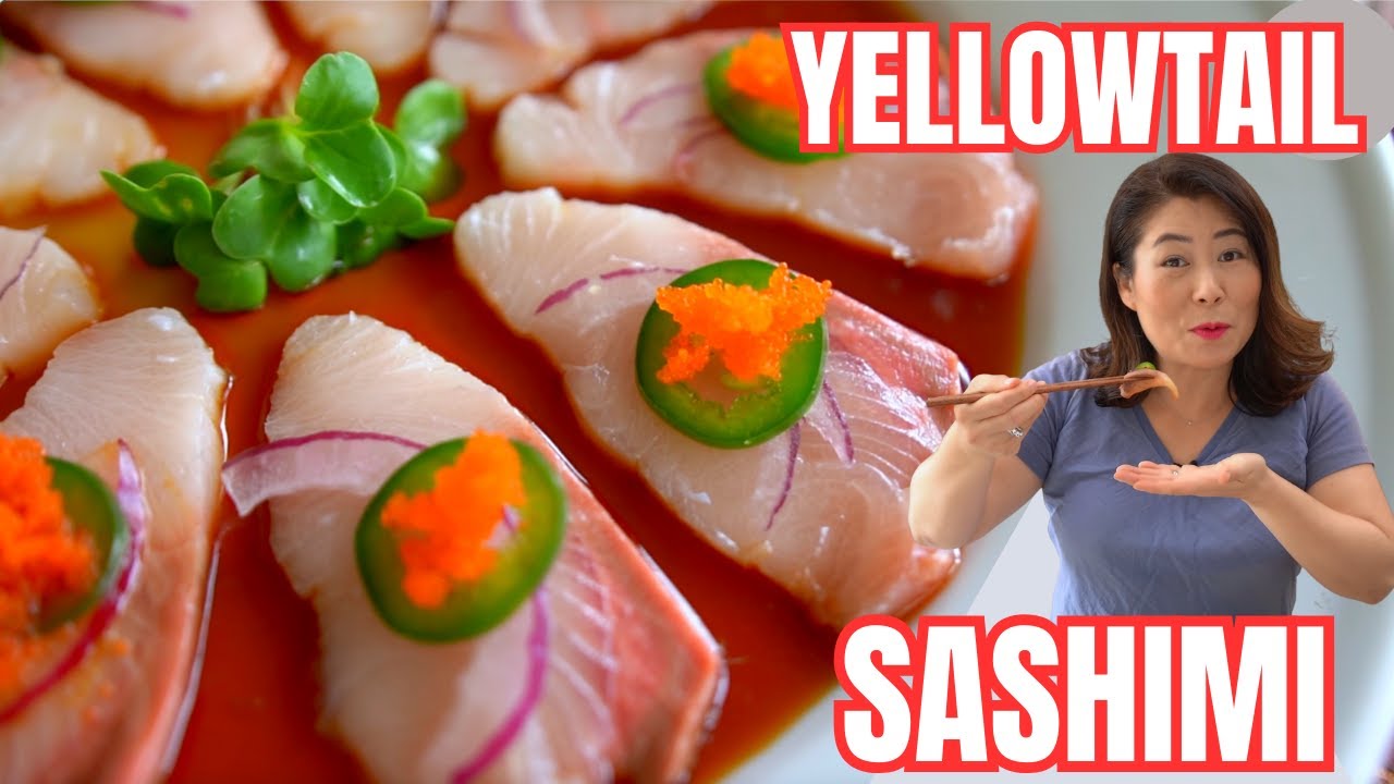 Mouthwatering sashimi appetizer recipe that melts in your mouth like butter! EASY Gourmet Recipe 방어회