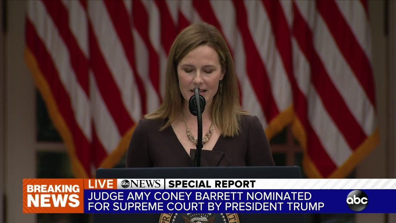 Trump Supreme Court Justice nominee announcement 2020: Justice Ginsburg replacement revealed