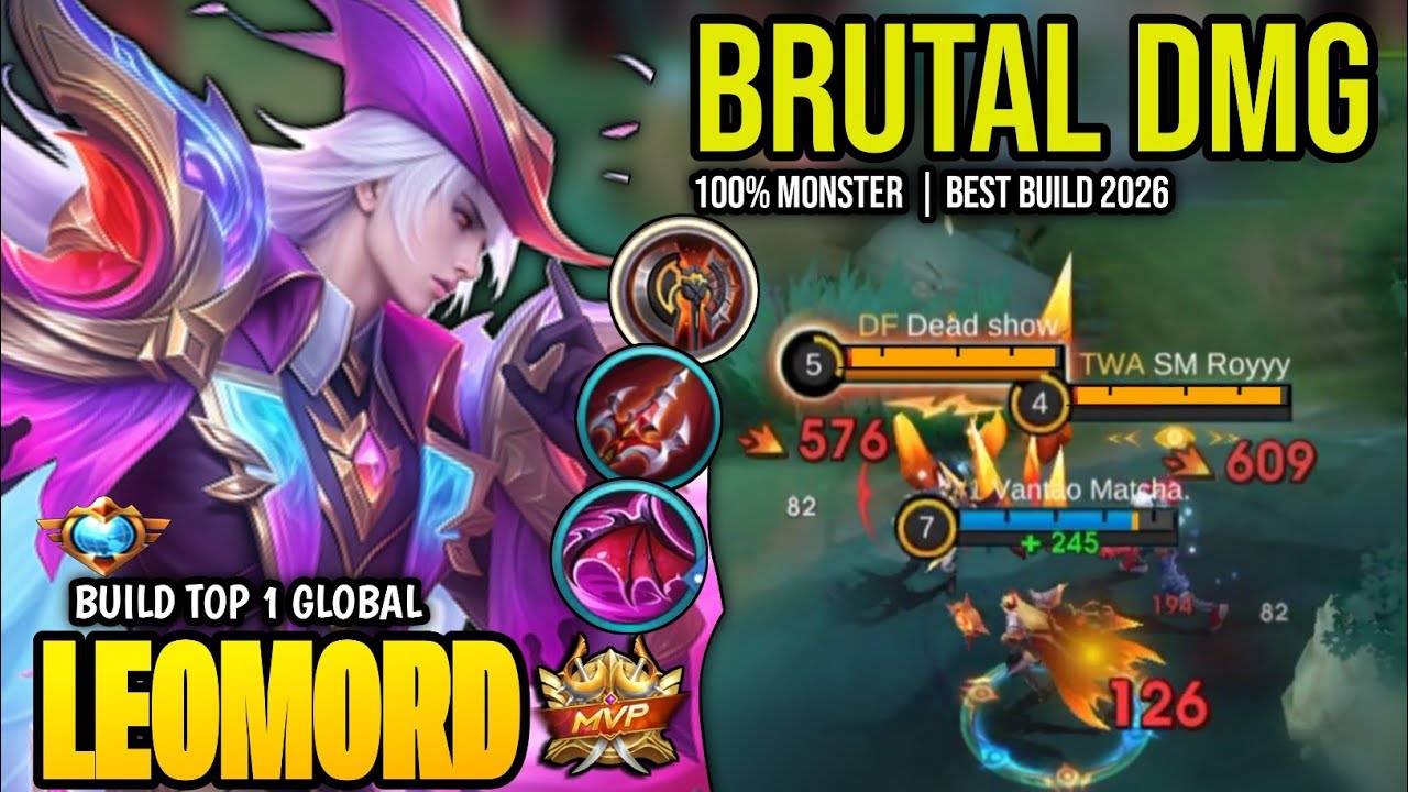LEOMORD BEST BUILD 2026 | BUILD TOP 1 GLOBAL LEOMORD GAMEPLAY | MOBILE LEGENDS✓